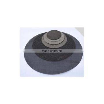 1.22*30m plain weave black wire cloth filter