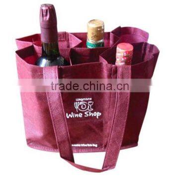 6 pack wine bag wine cooler bag recyclable wine bag