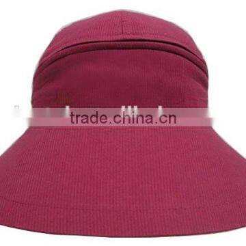 Multi-functional removable hats with wide brim, hat and cap