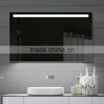 Engineering Project High end LED Lighted bathroom mirror with backlight,Luxury hotel mirror with demister pad