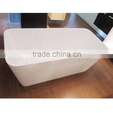 Indoor Square Freestanding Cheap Acrylic Bathtub 170 cm photo-2