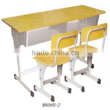 Wood Furniture Study Desk Classroom Chairs School Tables and Chairs for Sale M808B-2