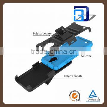 Buy From China Online 3 in 1 Holster Silicone + PC Hybrid Handy Kickstand Belt Clip Case for Microsoft Lumia 850 Accessories photo-5