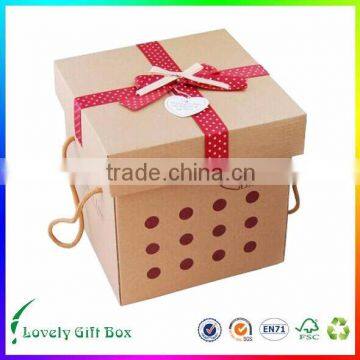 2016 Decorative favor gift boxes with gloss lamination