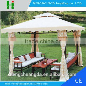 Iron tent with nets and curtains for sale outdoor garden gazebo