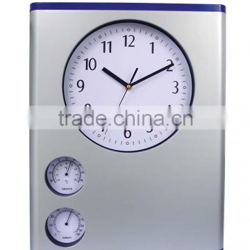 2014 NEW YINGZI CLOCK Big Size Weather Station Wall Clock With Temperature YZ-8992B