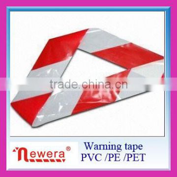 Economy red and white color warning tape manufacturer