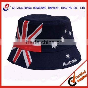 100% cotton twill custom hat with printing the Union Jack or England flag
