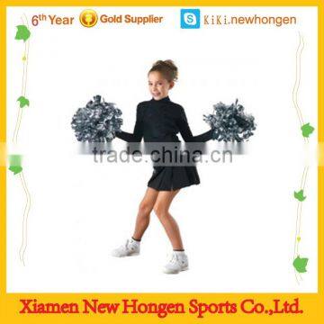 children's size dance wear sublimation cheerleading uniform blank black
