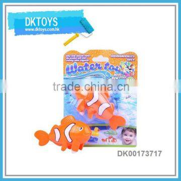 Bright Color Swimming Whale Plastic Wind Up Baby Toy