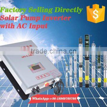 MPPT Water Pumping Inverter With AC Mains Input for Without Battery PV Systems