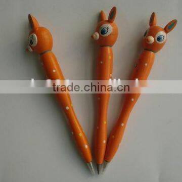 2015 promotional cute wooden gift ball pen