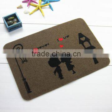 Dust Remove Door Mat Anti Slip Printing Embroidered Rugs photo-4