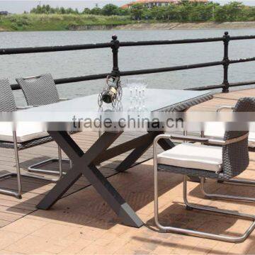 All Weather Rattan Outdoor Garden Furniture Dining Set