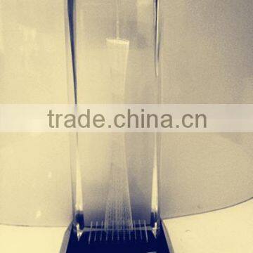 3D Laser Engraving Guangzhou Tower for Home Decor