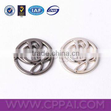 Round Shape Customer ODM Brand Logo Metal Tag