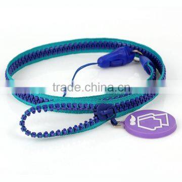 Any kinds of custom OEM ABS zipper lanyard for china wholesale