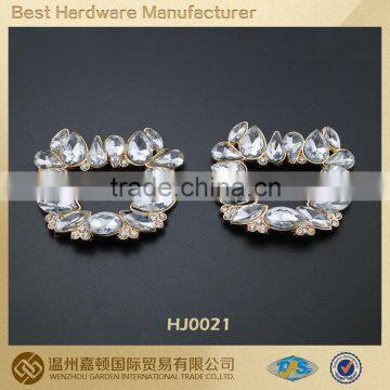 Crystal Square Shape Ladies Shoe Buckle