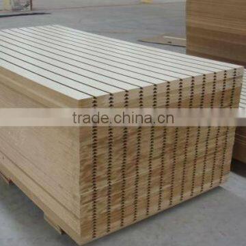 cheap mdf plate slotted with high quality