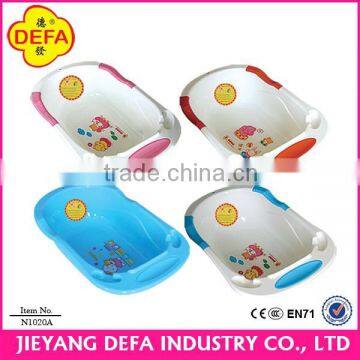 China best selling ECO-friendly big baby bathtub plastic baby bath tub with stand