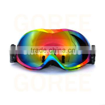 Rainbow colorful Ski Goggles Country Googles Tinted UV400 Skating goggles skiing snow anti-fog Dual Lenses