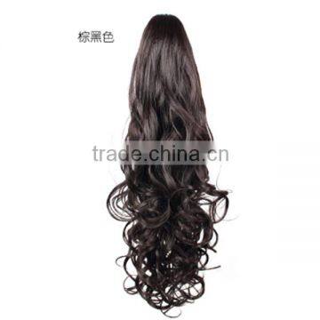 Wholesale Cheap Clip in Ponytail Synthetic Hair Extension photo-2