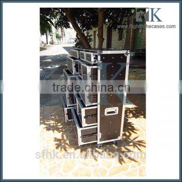 18U Drawer Case With Wheels for Storge the Tool and Cable photo-2