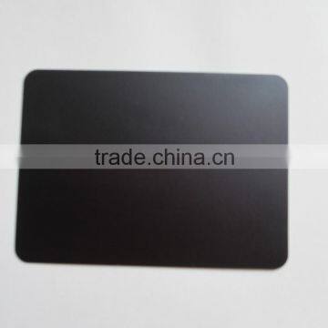 China welcomed high quality metal anodized aluminum metal black card