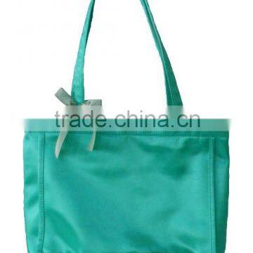 Fashion Satin Beach Bag With Bow-tie for Gift photo-3