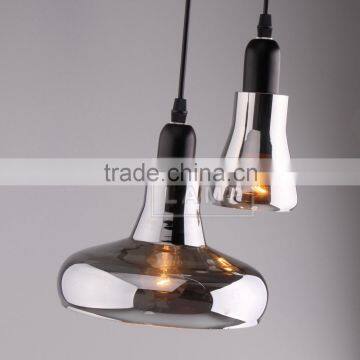 Antique Vintage Industrial DIY Copper Glass Ceiling Lamp Light Pendant Lighting