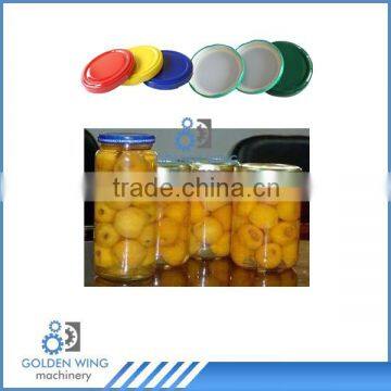 Lug Metal Lid/Twist Off Tin Lid/Screw Lid/Sko For Tin Food Can Making