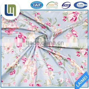 Fabric supplier new designs printed woven fabric for bedding set use