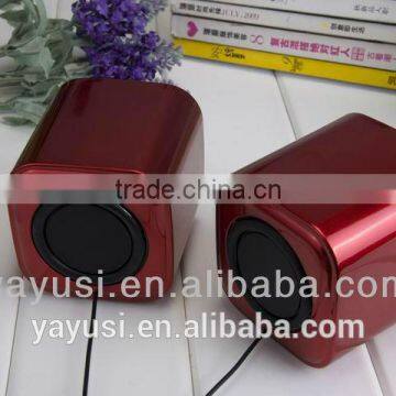 2.0 Portable Mini Computer Speaker With Passive Vibration Membrane at Backside ,hot New Products for 2015,speaker Box photo-4