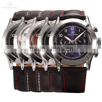 KS Navigator Men Leather Automatic Mechanical Analog Watch photo-6