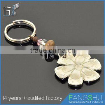 Wholesale Fashionable Metal Snowflake Keychain Cheap for Sale photo-2