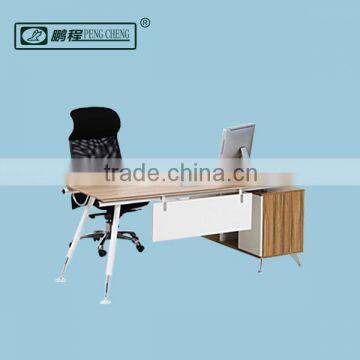 ED01 Wood Steel L-shape New Design Office Desk