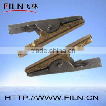 copper stainless steel battery crocodile clamp