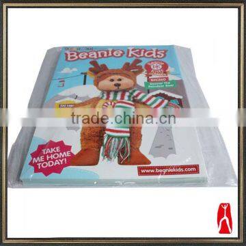 Cheap design paper cartoon flyer folding/catalog printing