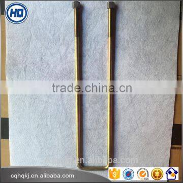 Super Bright Polishing Golden 35 CrMo Steel 100% Good Feedback U Shape System Weel Bolts Square for BMW Truck