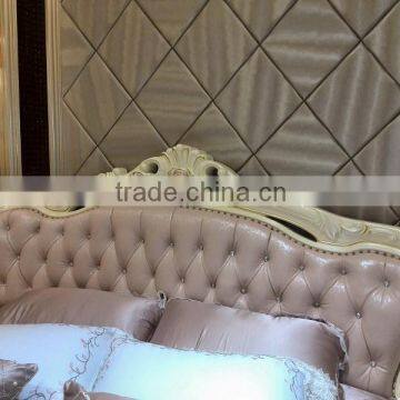 White French Style and New Design Leather Bed
