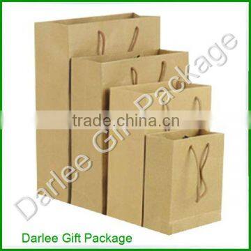 elegant paper shopping bag/ luxury custom matt paper shopping bags/ kraft paper shopping bag