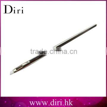 Shiny Metal Makeup Angular Eyebrow Brush Beauty Tool