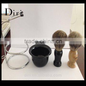 Professional wholesale best shaving brush with brush holder