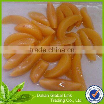 new crop canned yellow peach irregular slice