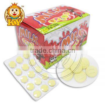 Directly Factory For Africa Football Star Dry Milk Tablet Candy