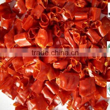 China Top 8 manufacturer supplying dried red hot sanying chilli 1-2 cm cutting chilli rings