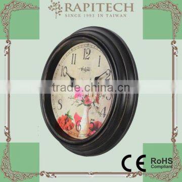 11 Inch Wall Garden Decorative Plastic Clock photo-2