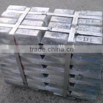 High Grade Bulk 99.7 % Zinc Ingots From Factory