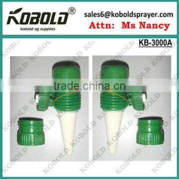 Automatic ceramic plant waterer with mosquito cap