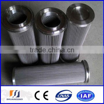 Oil return line oil filter element